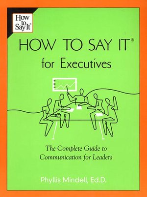 cover image of How to Say it for Executives